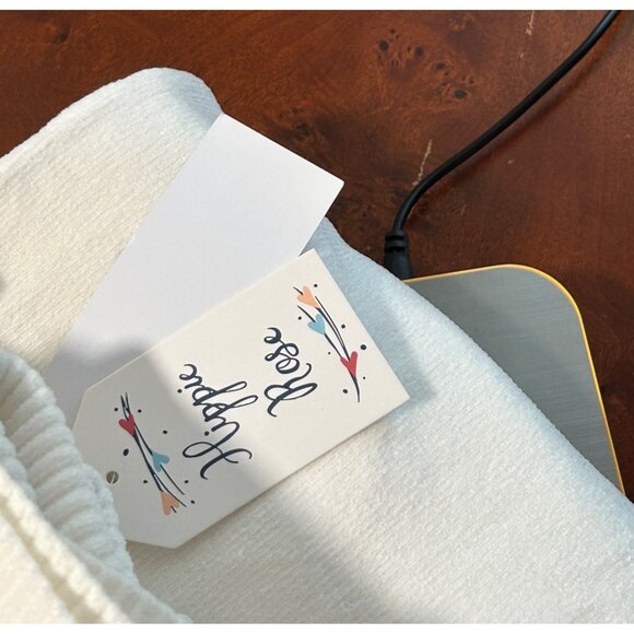 Hippie Rose Winter White Lounge Pants XL Cozy Wide Leg Drawstring Waist Soft Kni - Picture 7 of 9